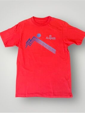 Vintage 80’s Aspen Colorado Single Stitch  Mountain T-Shirt Men’s Size Small